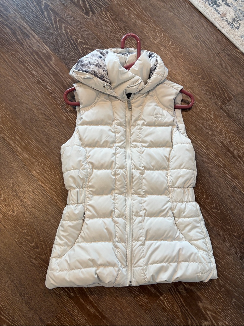 Women’s White The North Face Vest